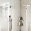 Cabezal ducha redondo efecto lluvia acero inoxidable 304 40 cm
