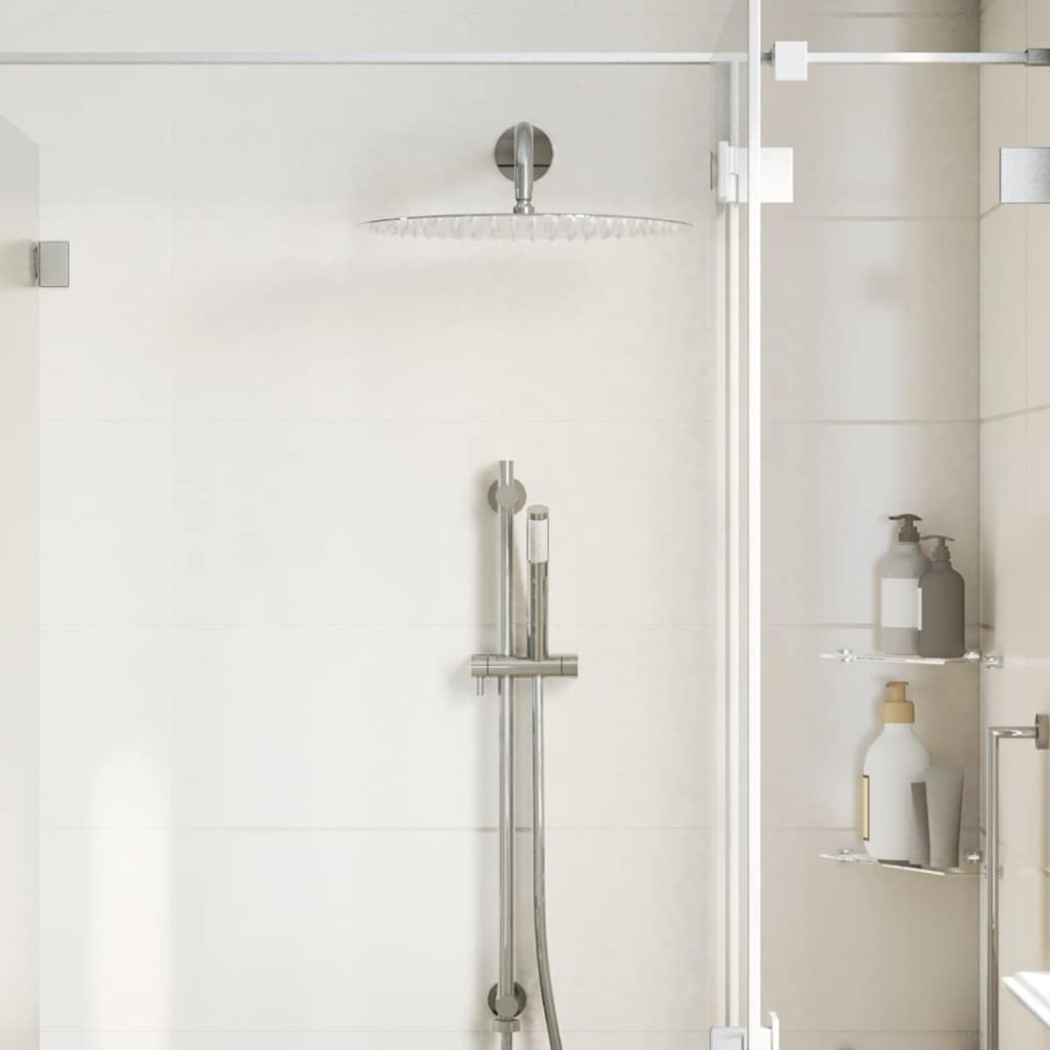 Cabezal ducha redondo efecto lluvia acero inoxidable 304 40