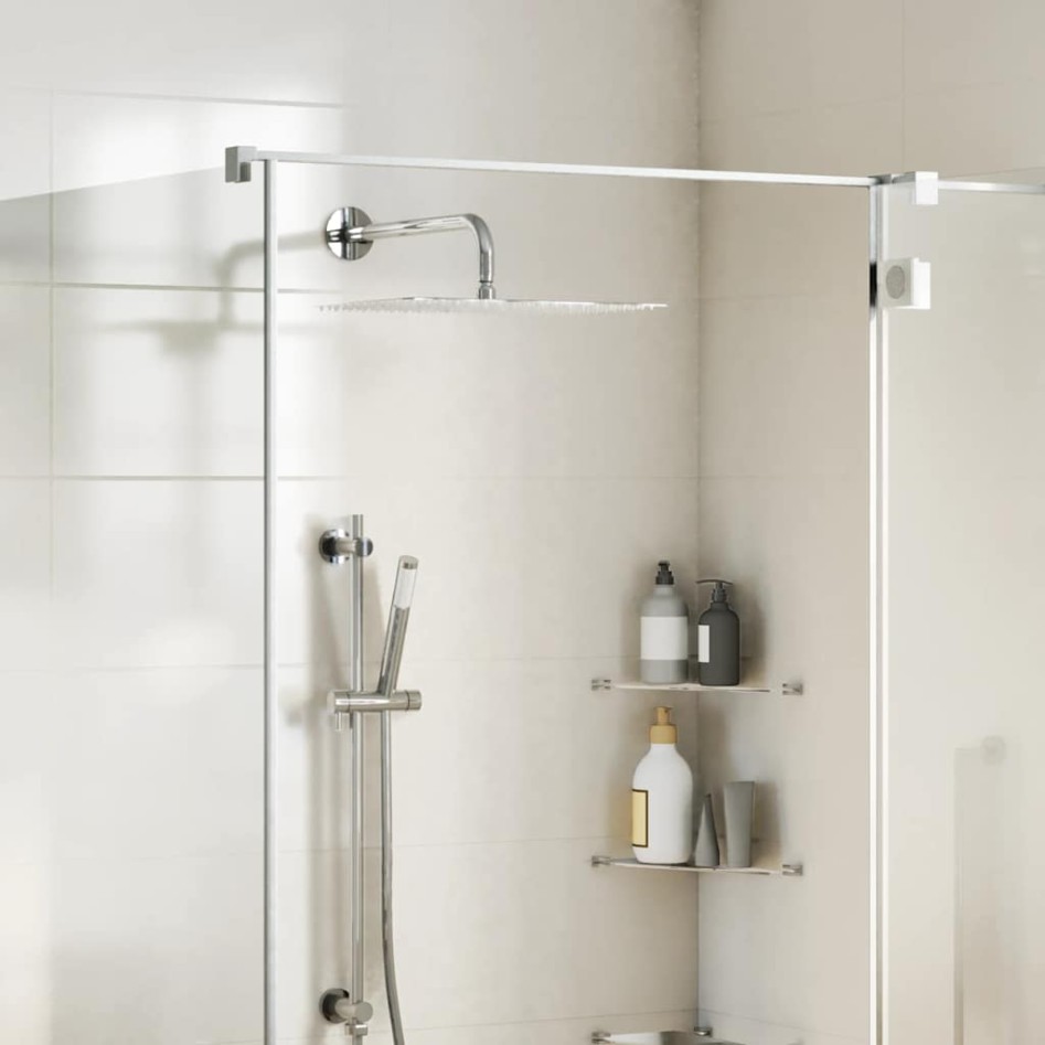 Cabezal ducha efecto lluvia acero inox 304 rectangular 40x30