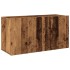 Mueble de TV de pared madera envejecida 80x30x41