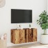 Mueble de TV de pared madera envejecida 80x30x41