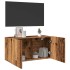 Mueble de TV de pared madera envejecida 80x30x41