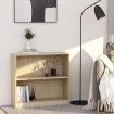 Estantería de madera contrachapada color roble 80x24x75 cm