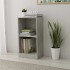Estantería de madera de ingeniería gris hormigón 40x24x75