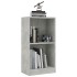 Estantería de madera de ingeniería gris hormigón 40x24x75