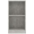 Estantería de madera de ingeniería gris hormigón 40x24x75