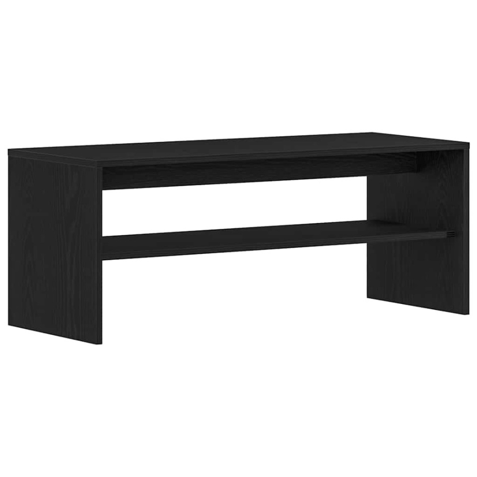 Mueble para TV madera contrachapada roble negro100x40x40
