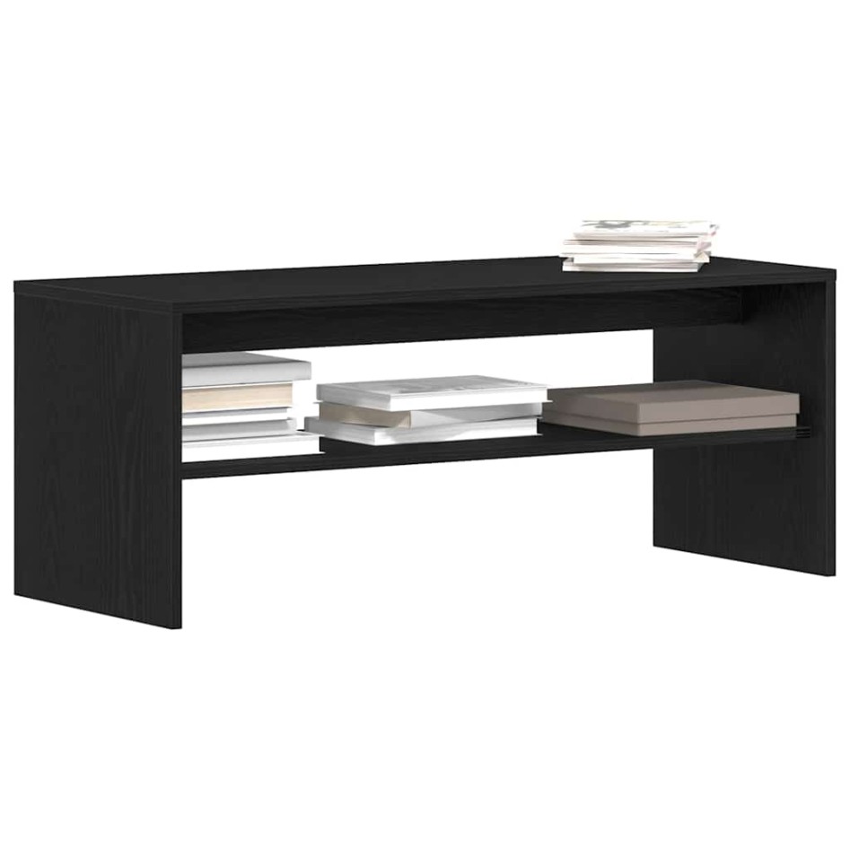 Mueble para TV madera contrachapada roble negro100x40x40