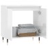 Armario de baño madera de ingeniería blanco brillo 58x33x60