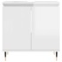 Armario de baño madera de ingeniería blanco brillo 58x33x60