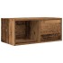 Mueble para TV madera contrachapada envejecida 60x31x25,5