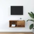 Mueble para TV madera contrachapada envejecida 60x31x25,5