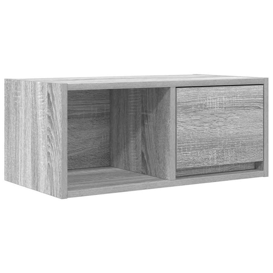 Mueble de TV madera contrachapada gris Sonoma 60x31x25,5