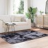 Alfombra de pelo largo NAVARRA gris oscuro 120x170 cm