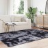 Alfombra de pelo largo NAVARRA gris oscuro 130x200 cm