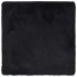 Alfombra peluda de pelo largo NAVARRA negra 160x160cm