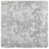 Alfombra de pelo largo NAVARRA gris claro 120x120 cm