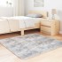 Alfombra de pelo largo NAVARRA gris claro 120x120 cm