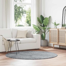 Alfombra de pelo largo NAVARRA gris plateado 160x160