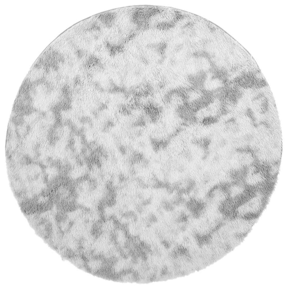 Alfombra de pelo largo NAVARRA gris claro 160x160 cm