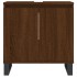Armario de baño madera de ingeniería marrón roble 58x33x60