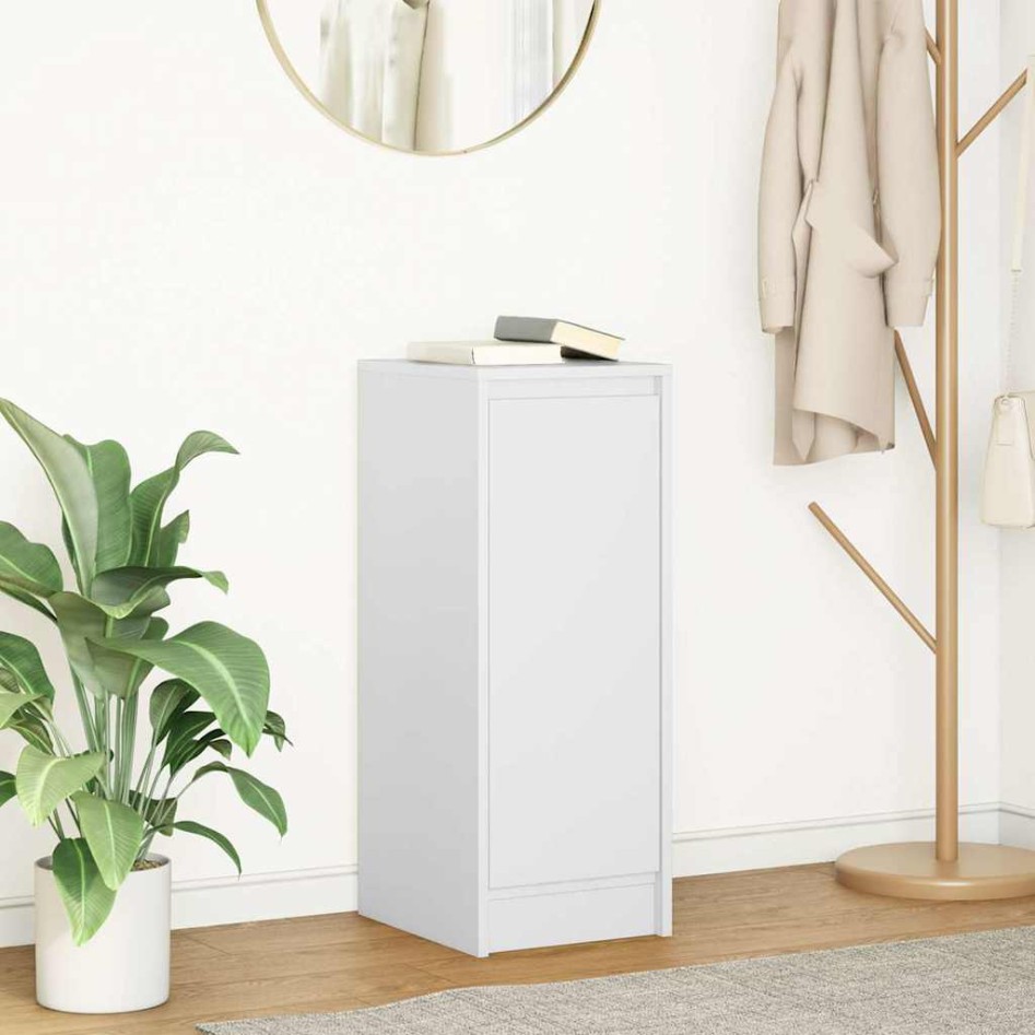 Aparador blanco 29,5x34x76 cm madera de