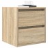 Mesilla de noche de pared roble Sonoma 38x34x40