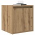 Mesita de noche de pared roble artisan 38x34x40