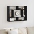 Estante de pared  roble negro 75x16x55 cm madera de