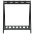 Soporte para maletas bambú negro 68x38x58