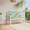 Cojines para banco de jardín 2 uds tela multicolor 120x50x7 cm