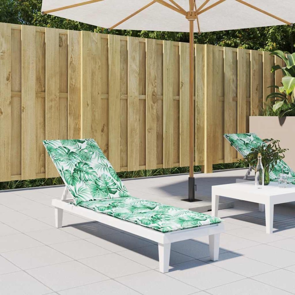 Cojín para tumbona tela Oxford estampado de