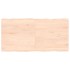 Tablero de mesa madera maciza borde natural 120x60x(2-4)