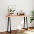 Tablero de mesa madera maciza borde natural 120x60x(2-4)