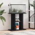 Soporte para acuario madera de ingeniería negro 60x30x60