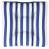 Cojín para palés tela a rayas azul y blanco 80x80x12