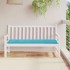 Cojín para banco de jardín tela Oxford turquesa 150x50x3