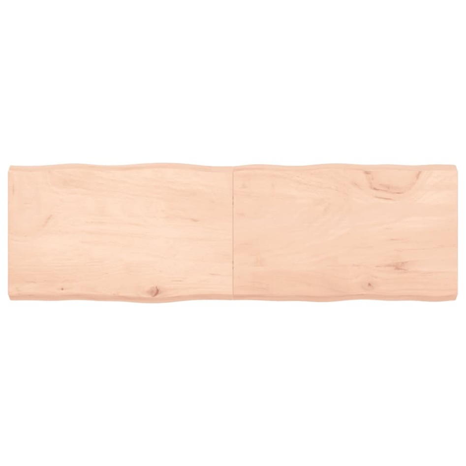 Tablero de mesa madera maciza borde natural 160x50x(2-6)