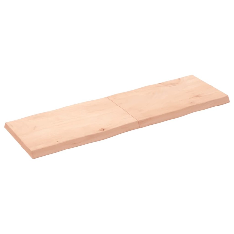 Tablero de mesa madera maciza borde natural 160x50x(2-6)
