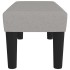 Banco de tela gris claro 70x30x30