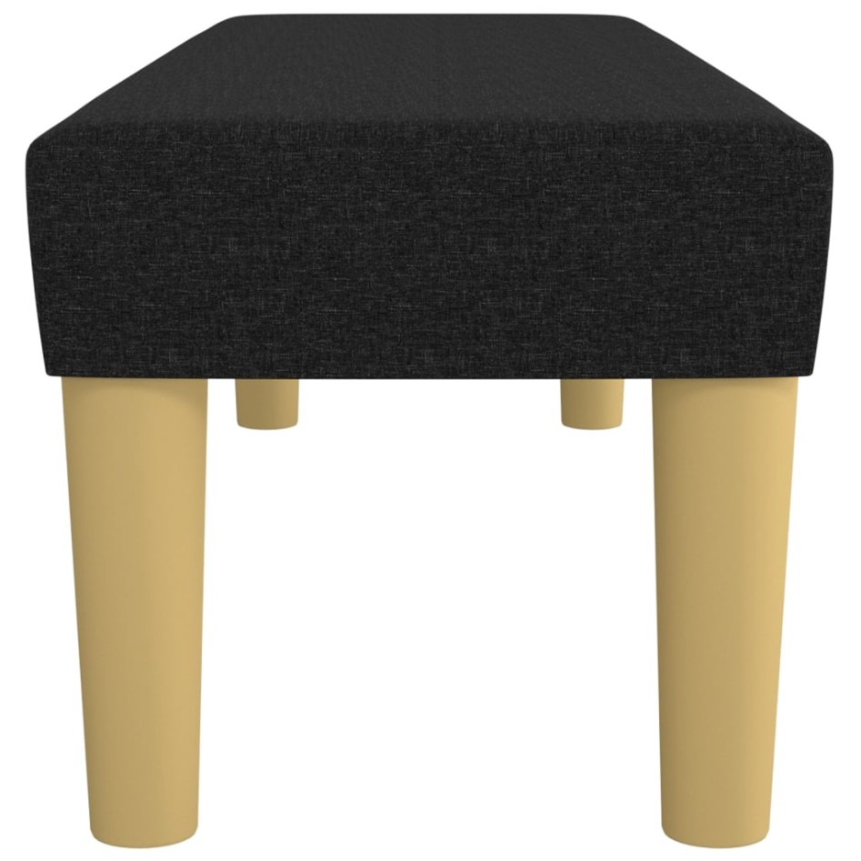 Banco de tela negro 100x30x30