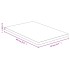 Tablero de mesa de bambú 40x60x2,5