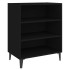 Aparador de madera contrachapada negro 57x35x70
