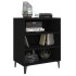 Aparador de madera contrachapada negro 57x35x70