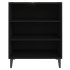 Aparador de madera contrachapada negro 57x35x70