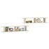 Estantes de pared 2 uds contrachapado roble Sonoma 105x18x20