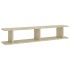 Estantes de pared 2 uds contrachapado roble Sonoma 105x18x20