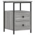 Mesita de noche madera de ingeniería gris Sonoma 34x35,5x50