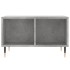 Mesa de centro madera contrachapada gris hormigón 60x50x36,5