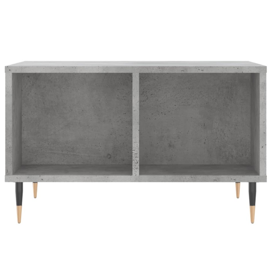 Mesa de centro madera contrachapada gris hormigón 60x50x36,5